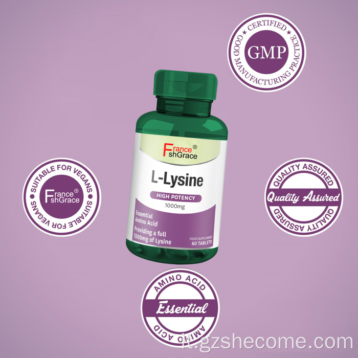 L Lisina Tablet Supporta benefici per la divertimento dell'immunità